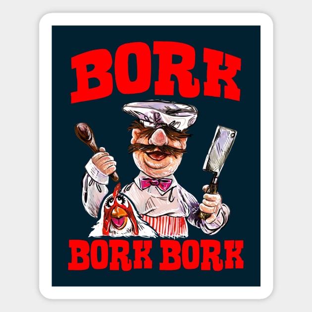 The Swedish Chef - BORK BORK BORK Magnet by CatsandBats